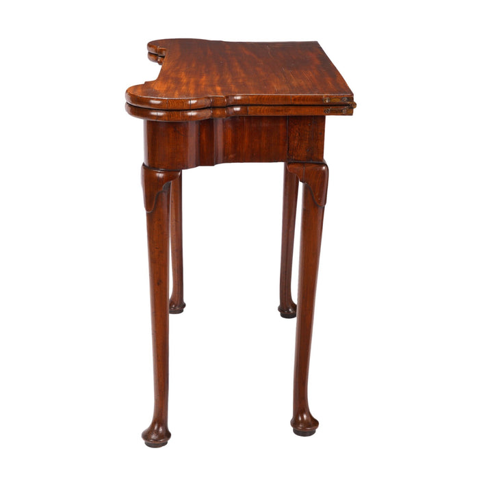 English Queen Anne Concertina Action Flip Top Game Table (c. 1725)