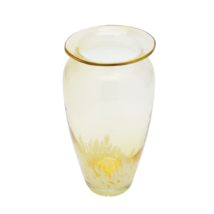 Tornowiec Art Glass amber blown glass vase (c. 1950-60)