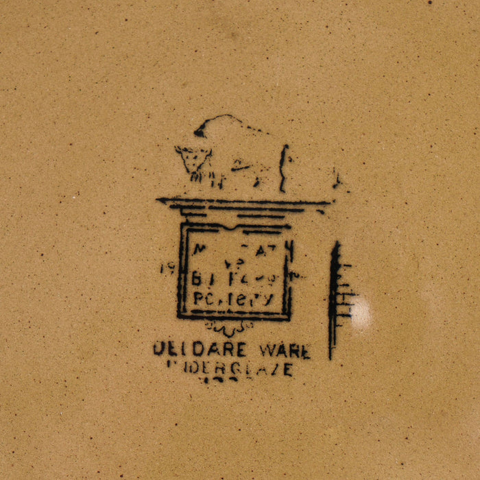 Buffalo Pottery Ye Town Crier plate (1908)
