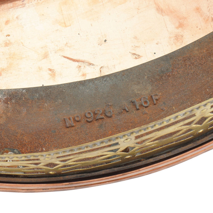 Diminutive English Georgian demilune fire fender (c. 1780)