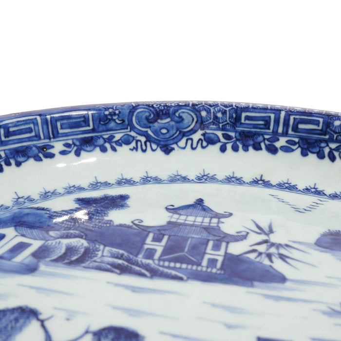 Chinese porcelain charger (c. 1800's)