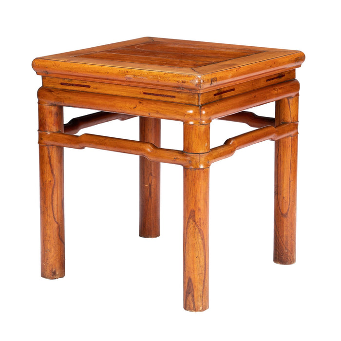 Chinese blond hardwood stool in the Ming taste (c. 1800-25)