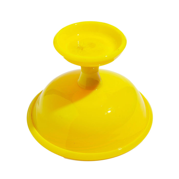Vintage cadmium yellow opaline compote