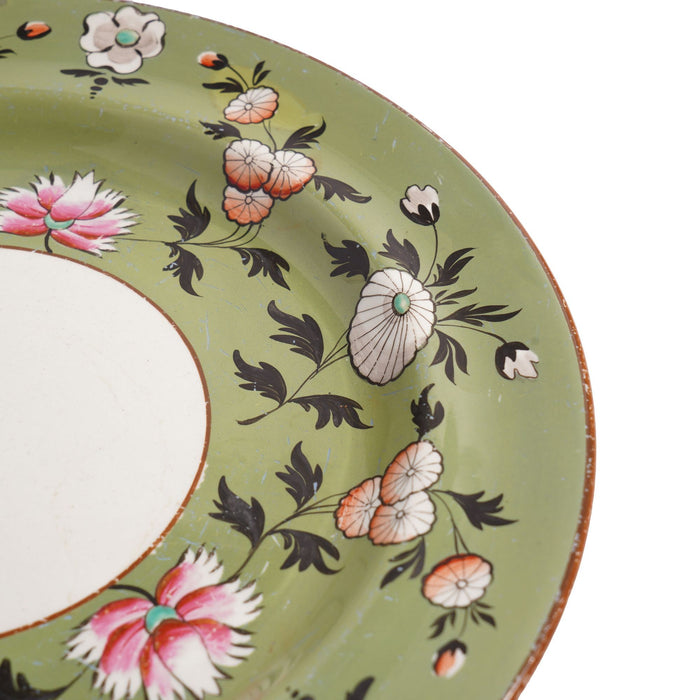 Plate with floral decoration by Spode, c. 1770