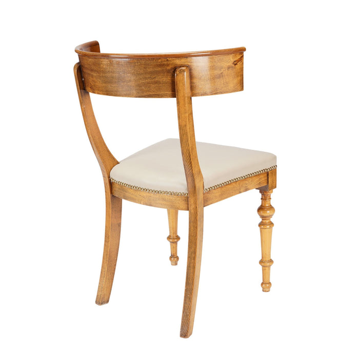 Austrian Biedermeier klismos chair (c. 1820)