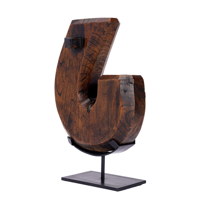 Hand carved Japanese Jizai Kagi hearth hook (1868–1912)
