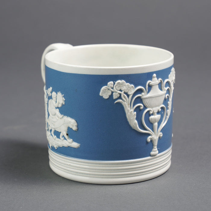 English Staffordshire whiteware mug by Chetham & Woolley (c. 1800-25)