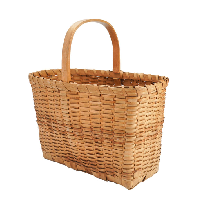 Native American splint basket (c. 1900)