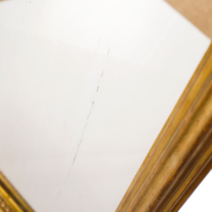 Philadelphia Sheraton tabernacle silver gilt pier mirror with eglomise (c. 1815)