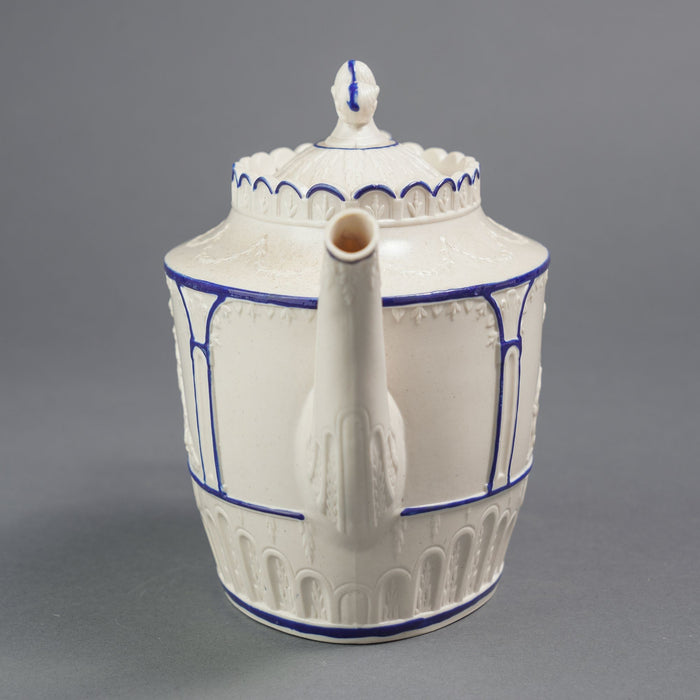 English stoneware teapot by Castleford (c. 1810)