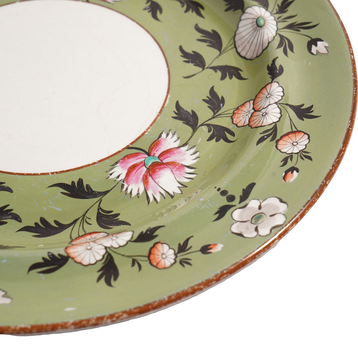 Plate with floral decoration by Spode, c. 1770