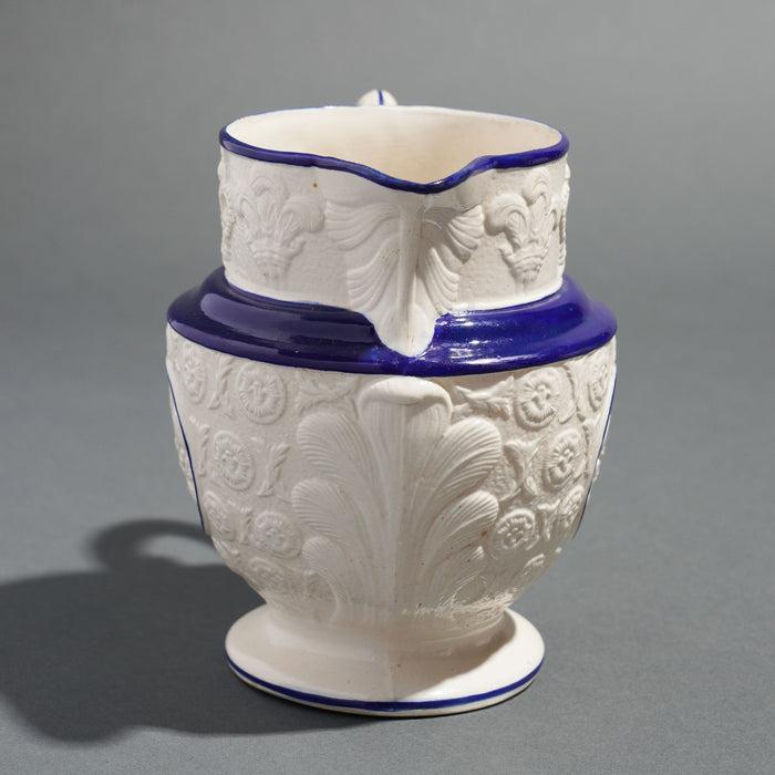 Staffordshire pitcher commemorating the coronation of George IV (1821)