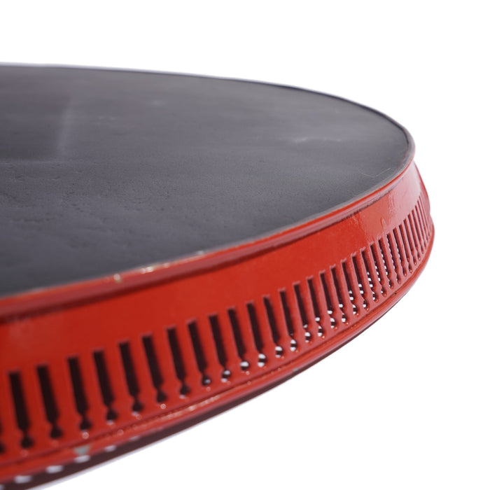 English reticulated standing rim tole tray (c. 1780-1800)