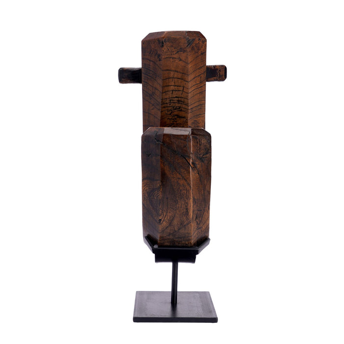Hand carved Japanese Jizai Kagi hearth hook (1868–1912)