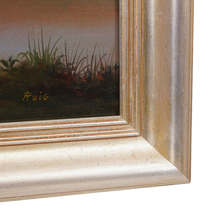 Idyllic summer landscape by A. Puig (c. 1800's)