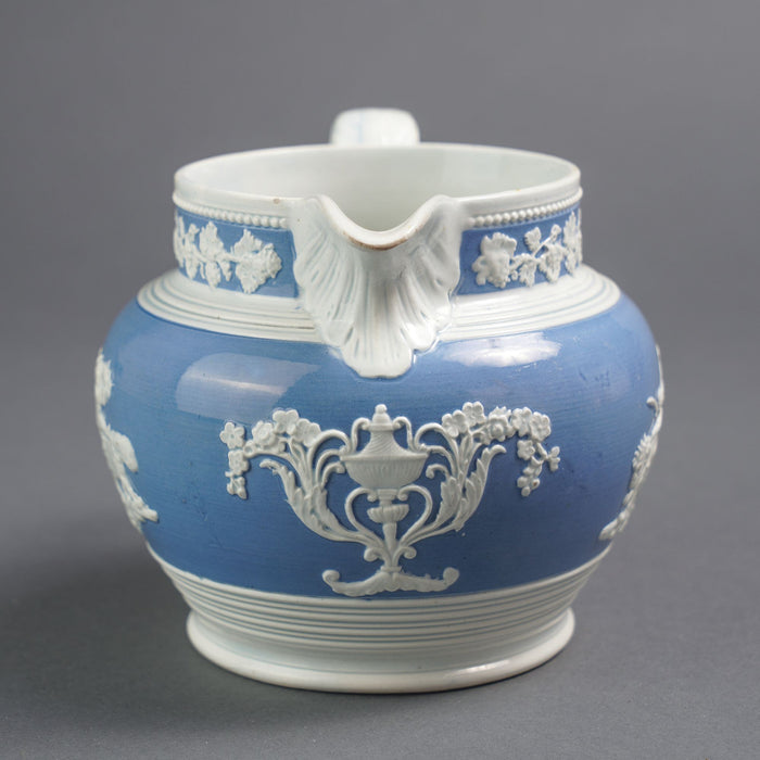 English Staffordshire pearlware pitcher by Chetham & Woolley (1820-30)