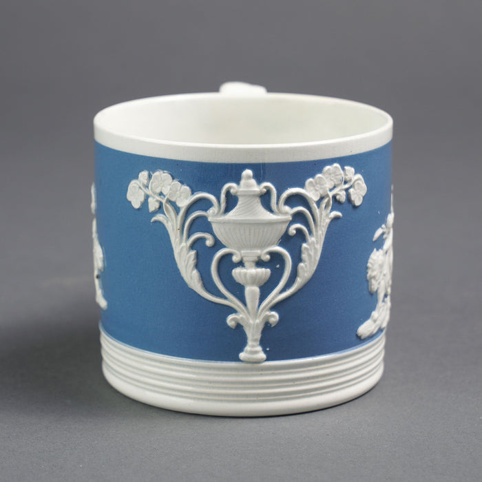 English Staffordshire whiteware mug by Chetham & Woolley (c. 1800-25)