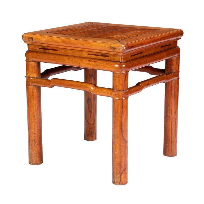 Chinese blond hardwood stool in the Ming taste (c. 1800-25)