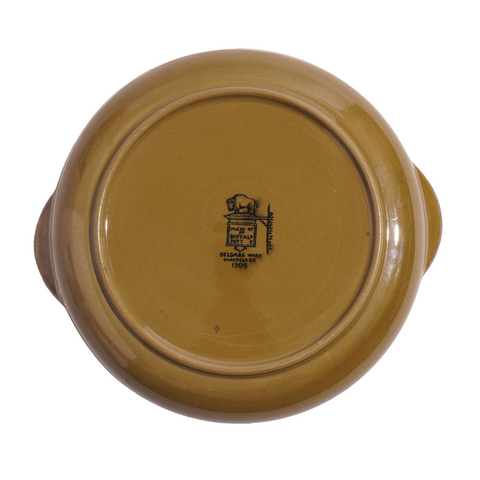 Deldare Ware "Fallowfield Hunt" circular tray by Buffalo Pottery (1908)