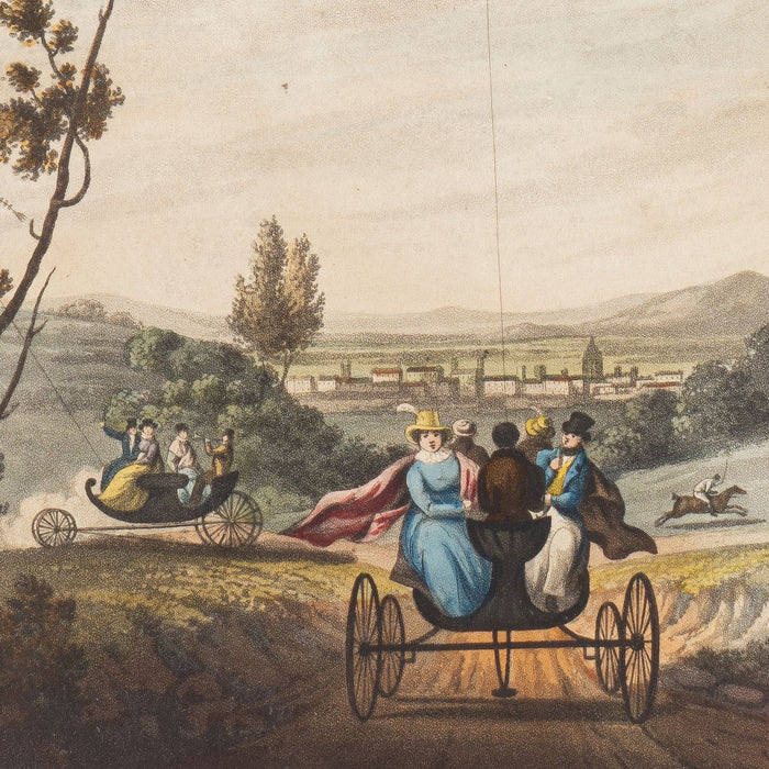 Charvolents Travelling In Various Directions With the Same Wind by S. Colman (1827)
