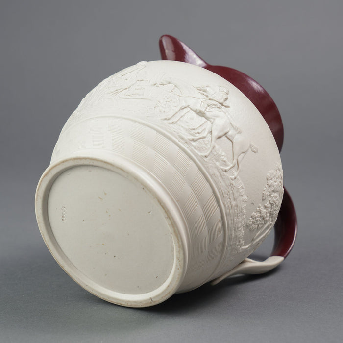 English stoneware hunt jug by Spode (c. 1810)