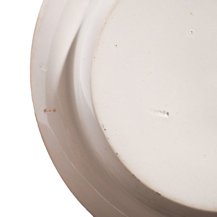 Plate with floral decoration by Spode, c. 1770