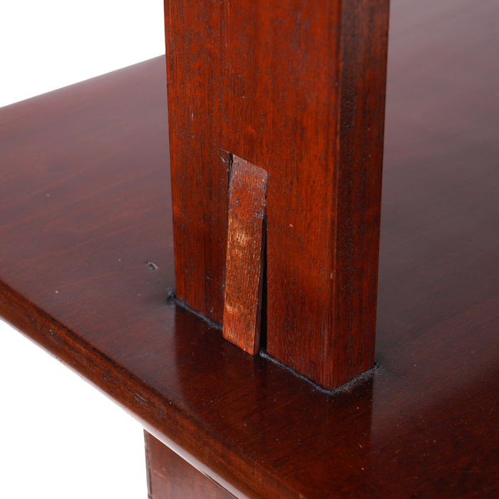 English metamorphic mahogany dumb waiter (c. 1825)