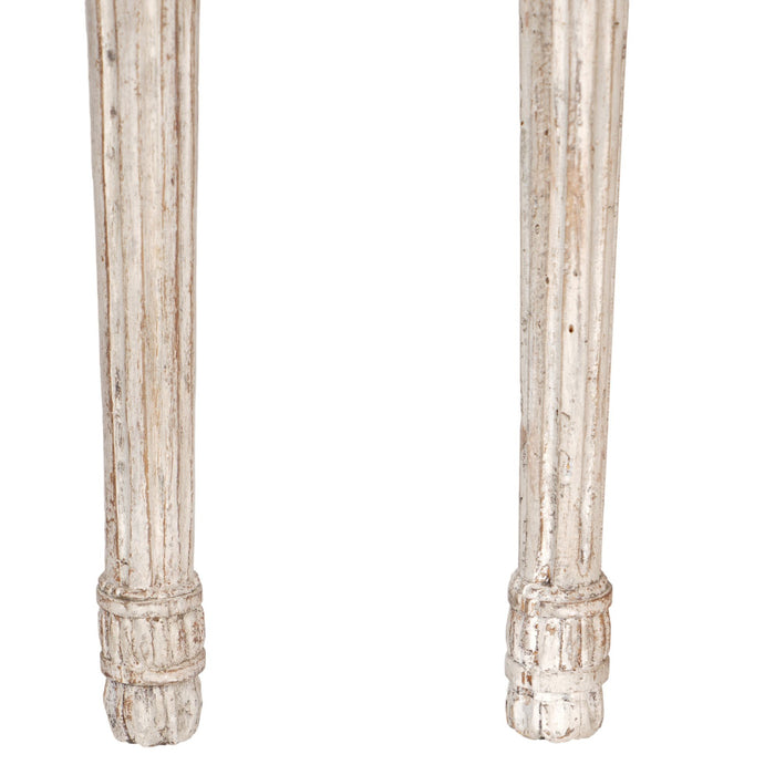 Pair of Swedish Gustavian marble top pier tables (c. 1790)