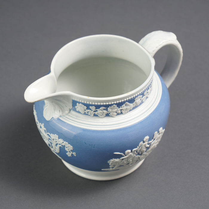 English Staffordshire pearlware pitcher by Chetham & Woolley (1820-30)