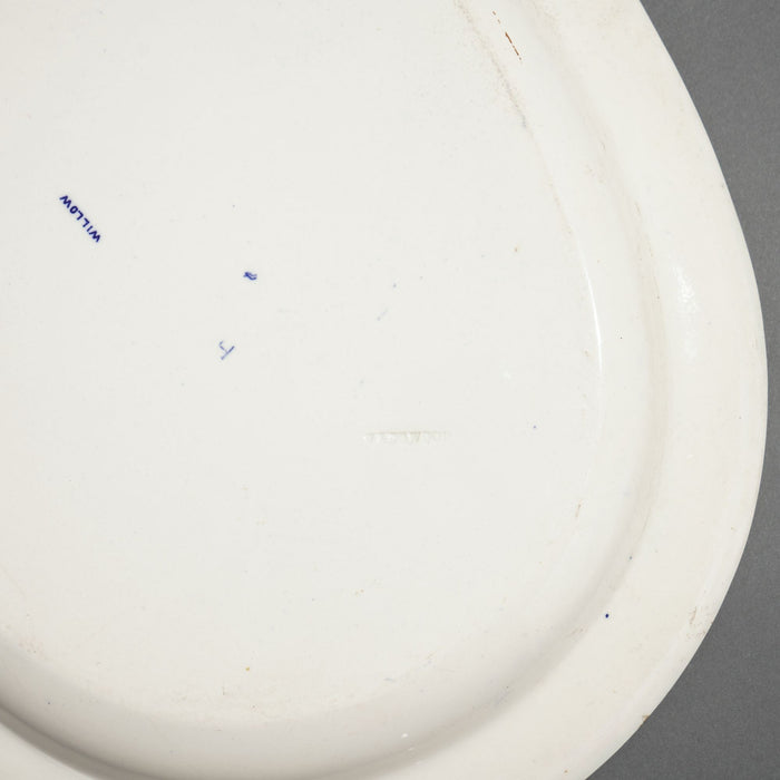 Willow pattern oval platter by Wedgwood (1891-92)