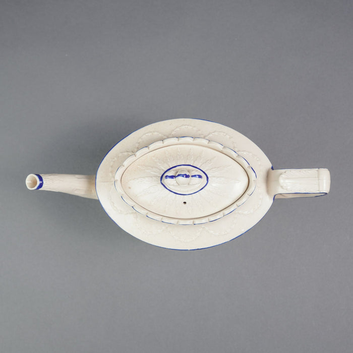 English stoneware teapot by Castleford (c. 1810)