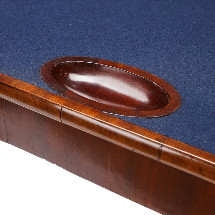 English Queen Anne Concertina Action Flip Top Game Table (c. 1725)