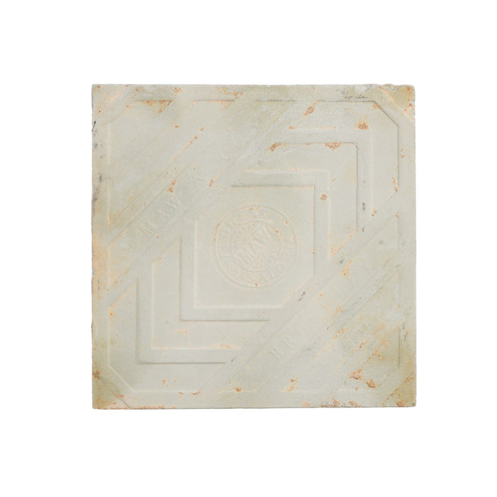 Set of 10 "Floreat Salopia" pattern Art Nouveau tiles by Maw & Co (1880-1910)