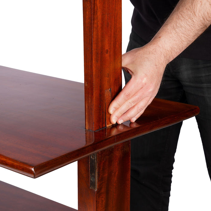 English metamorphic mahogany dumb waiter (c. 1825)