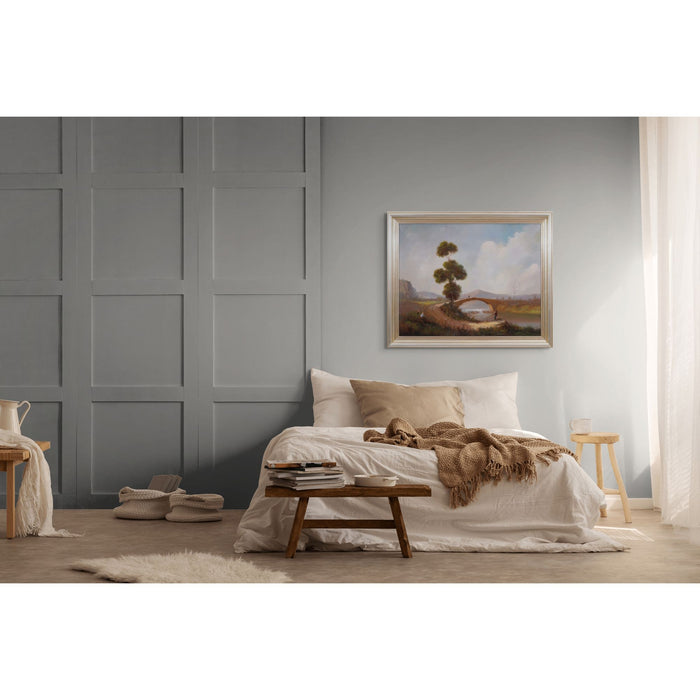 Idyllic summer landscape by A. Puig (c. 1800's)