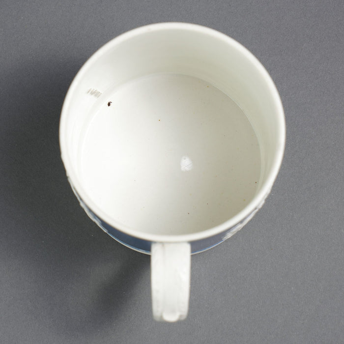 English Staffordshire whiteware mug by Chetham & Woolley (c. 1800-25)