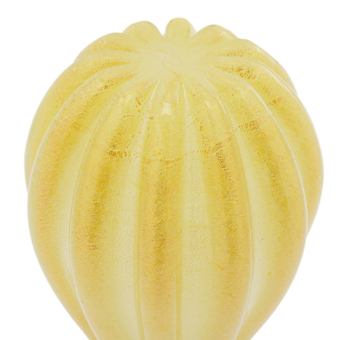 Italian gold infused blown glass vase (c. 1950's)
