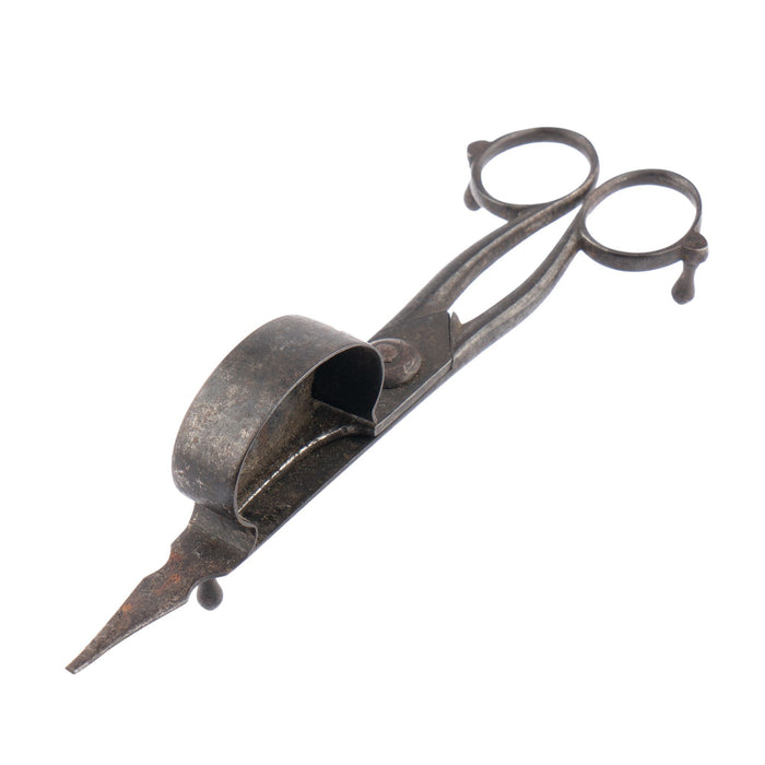 English steel wick trimmer (c. 1800)