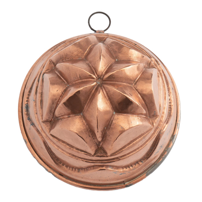 English tin lined copper mold (c. 1890)