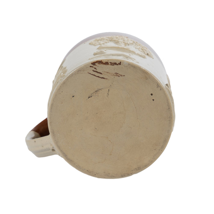 English salt glazed stoneware mug (c. 1840)