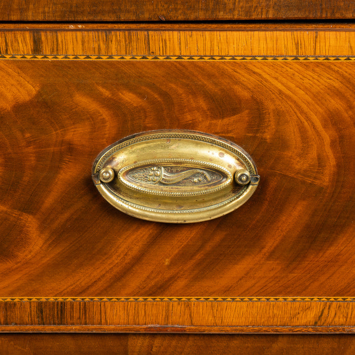New England Hepplewhite tambour desk (c. 1790)