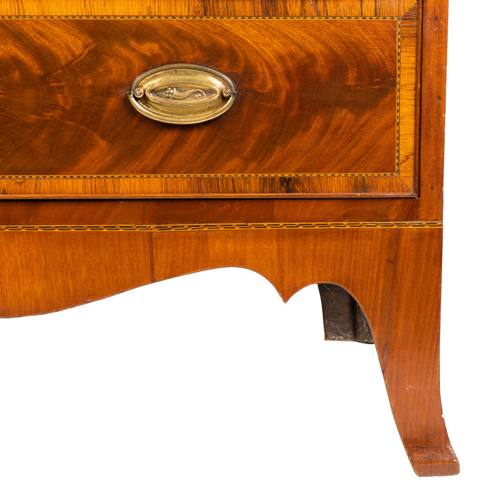 New England Hepplewhite tambour desk (c. 1790)