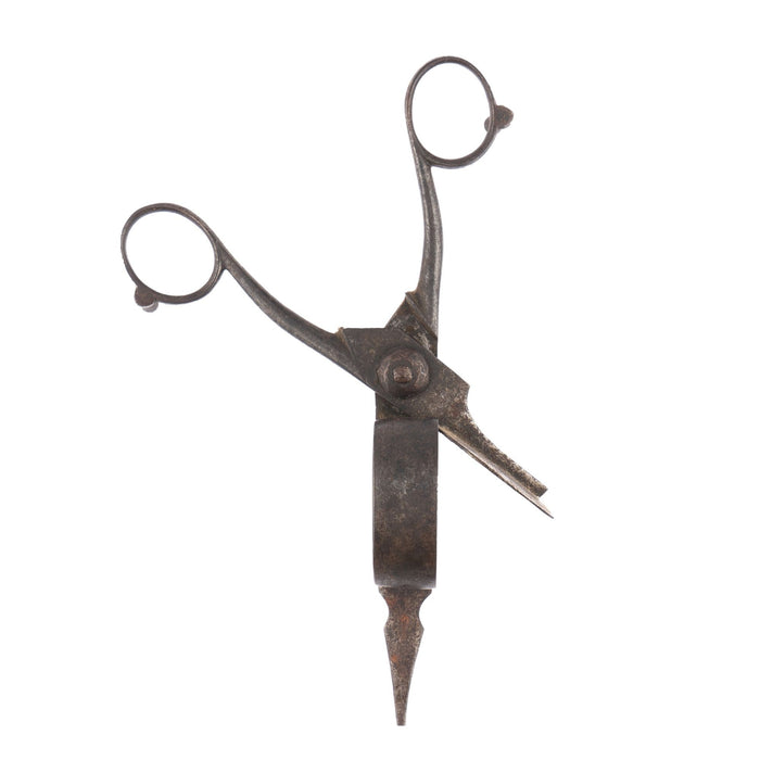 English steel wick trimmer (c. 1800)