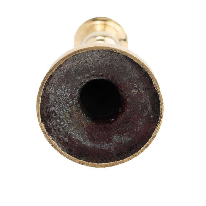 Miniature English cast brass candlestick (c. 1800-20)