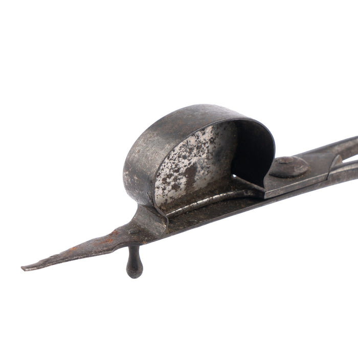 English steel wick trimmer (c. 1800)