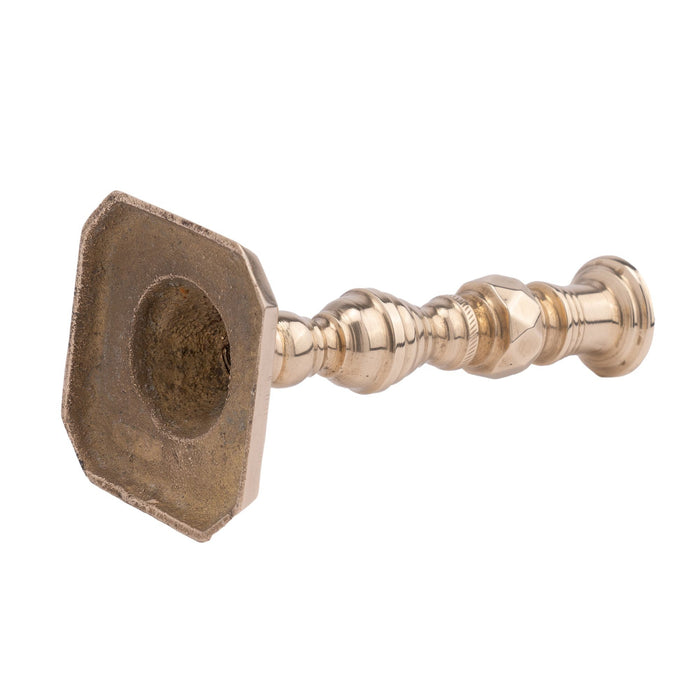 English miniature beehive taper candlestick (1880)