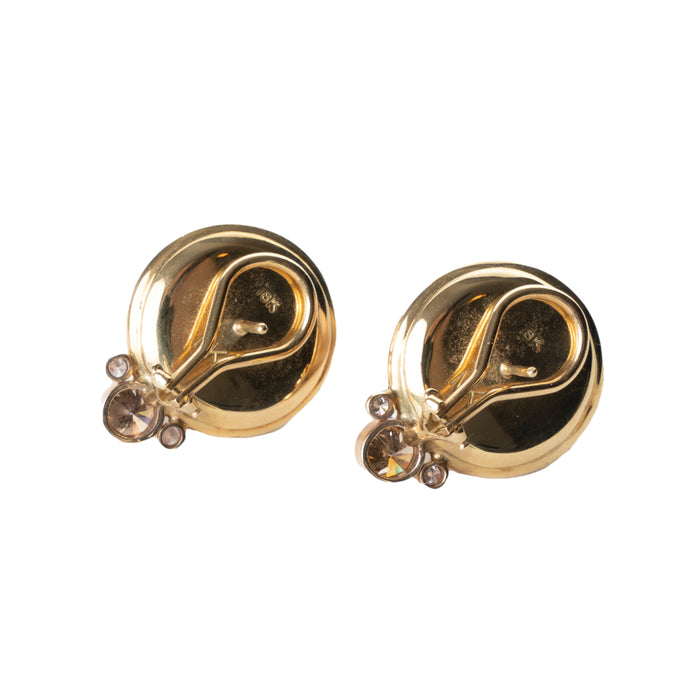 Michael Kneebone Italian cameo pendant with pearl earrings set