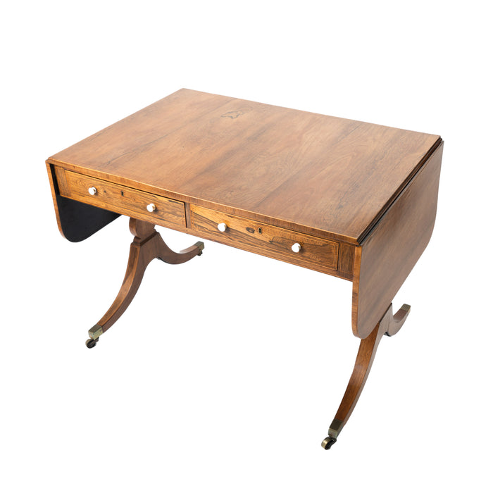 English Georgian Brazilian Rosewood Sofa Table (c. 1800)