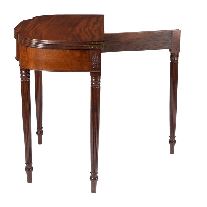 New Jersey cherry flip top game table (c. 1795)