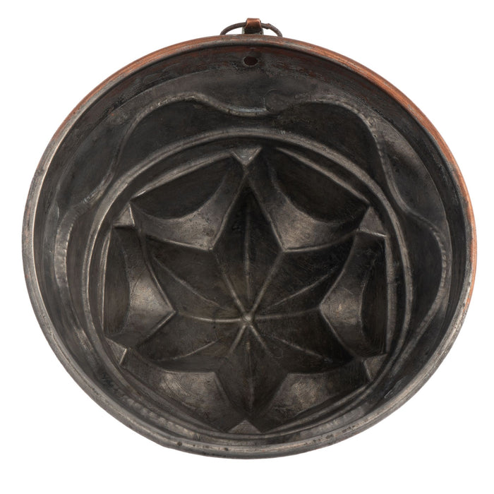 English tin lined copper mold (c. 1890)